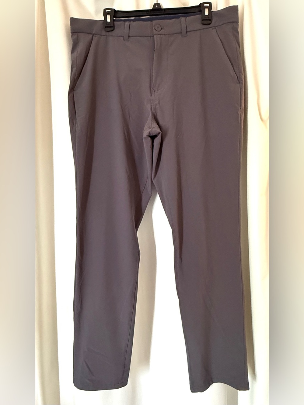 Mizzen+Main Helmsman Slim Straight Chinos Charcoal 36/32